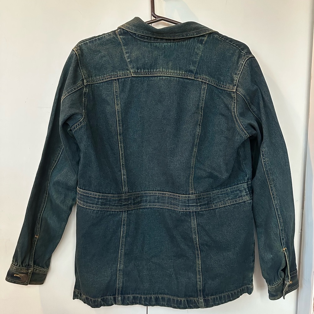 Bill Blass Dark Blue Jean Jacket - Picture 3 of 6